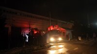 Düzce'de elyaf fabrikasında yangın