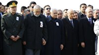 Liderler şehit cenazesinde buluştu
