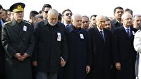 Liderler şehit cenazesinde buluştu