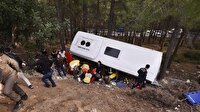 Antalya Haber: Midibüs uçurumdan devrildi: 2 ölü, 9 yaralı