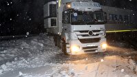 Ağrı'da yoğun kar yağışı ulaşımı aksatıyor