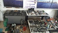Evinin çatısını silah atölyesine çeviren kişi tutuklandı