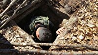 Tunceli'de teröristlere ait sığınaklar imha edildi