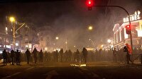 Paris'te polis şiddetine protesto