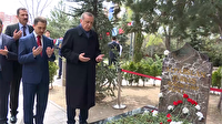 Cumhurbaşkanı Erdoğan, Alparslan Türkeş'in kabrini ziyaret etti
