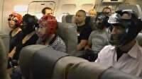 ABD'li şirketin yolcuları uçağa kasketle bindi