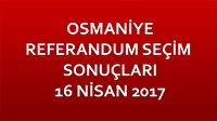 Osmaniye Referandum Sonuçları 2017 Osmaniye seçim sonuçları!