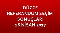 Düzce Referandum Sonuçları 2017 Düzce seçim sonuçları!