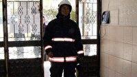 Önce yangına müdahale ettiler sonra sandığa gittiler