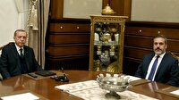 Cumhurbaşkanı Erdoğan Fidan ile görüştü