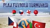 İstanbul'da plaj futbolu heyecanı
