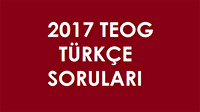 2017 TEOG Türkçe soruları ve cevapları!