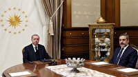 Cumhurbaşkanı Erdoğan, Hakan Fidan'ı kabul etti