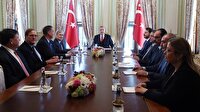 Cumhurbaşkanı Erdoğan Atlantik Konseyi'ni kabul etti
