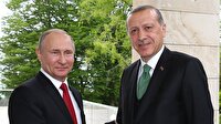 Erdoğan-Putin görüşmesinden kareler