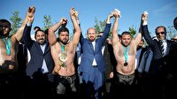 Etnospor festivalinde başpehlivan Mustafa Batu oldu