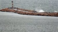 Bandırma'da fırtına! Deniz otobüsü seferleri iptal edildi