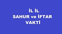 İl il sahur vakti! İstanbul Ankara İzmir iftar vakti! 2017 imsakiye (İstanbul Ankara İzmir ezan vakti ve namaz saati)