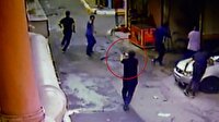 Esnaf ile torbacılar arasındaki silahlı çatışma kamerada