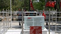 Şehit Halisdemir'in kabrine bayram ziyareti
