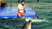 Yunuslara klarnet çaldı-Muğla haber