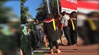 Güvenlik görevlisi veliye kafa attı!