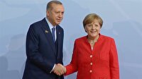 Cumhurbaşkanı Erdoğan'ı Merkel karşıladı