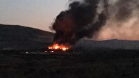 Kilis'te askeri alanda yangın! Son dakika Kilis haberleri