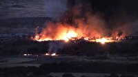 Kilis'te askeri alanda yangın çıktı!