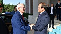 TBMM Başkanı Kahraman, Çavuşoğlu'nu ziyaret etti