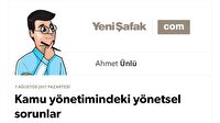 Kamu yönetimindeki yönetsel sorunlar