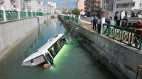 Tokat haber-Halk midibüsü sulama kanalına düştü: 5 yaralı