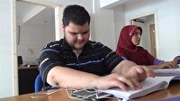 Parmaklarıyla üniversite okuyacak