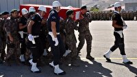 Van'da şehit polis için tören
