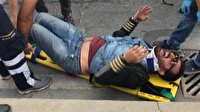 Yaralı motosiklet sürücüsü isyan etti: Ne kadar cahil şoför var