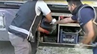 TIR'ın yakıt deposundan 50 suikast silahı çıktı