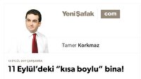 11 Eylül’deki “kısa boylu” bina!