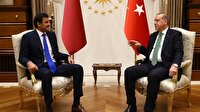 Cumhurbaşkanı Erdoğan Al Sani ile bir araya geldi