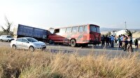 Eskişehir'de feci trafik kazası haberi: 13 yaralı