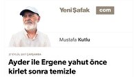 Ayder ile Ergene yahut önce kirlet sonra temizle