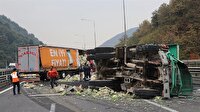 Anadolu Otoyolu'nda trafik kazası: 3 yaralı