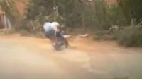 Kontrolü kaybedince ağaçlık alana uçtular