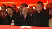 Şehidin cenazesine Cumhurbaşkanı Erdoğan da katıldı