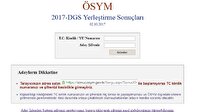 2017 DGS tercih sonuçları sorgulama-sonuc.osym.gov.tr