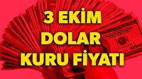 Dolar ne kadar? 3 Ekim dolar kuru fiyatı