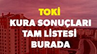 TOKİ kura sonuçları tam listesi! TOKİ Kayaşehir kura sonuçları (toki.gov.tr )