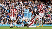 9 gollü Manchester City Stoke City maçının özeti ve golleri