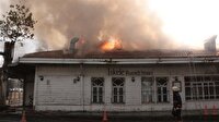 Tarihi Rumeli Hisarı İskelesi'nde yangın