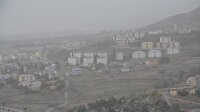 Giresun toz bulutu altında