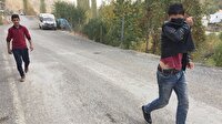 Beytüşşebap'ta çamur yağdı: Vatandaşlar evlerine koştu